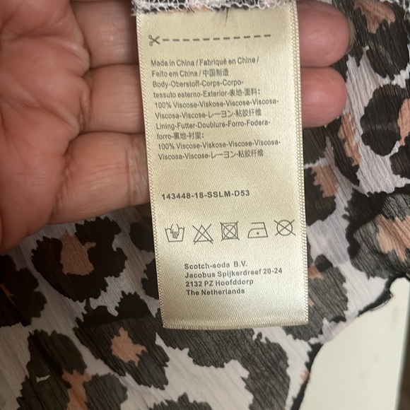 Scotch and Soda animal print top - Picture 6 of 8